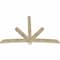 Ekena Millwork Alberta Rough Sawn Timber Gable Bracket, Douglas Fir, 108"W x 72"H x 4"D x 6"F, 16/12 Pitch GBW108X72X0406ALB00RDF - alternate 5
